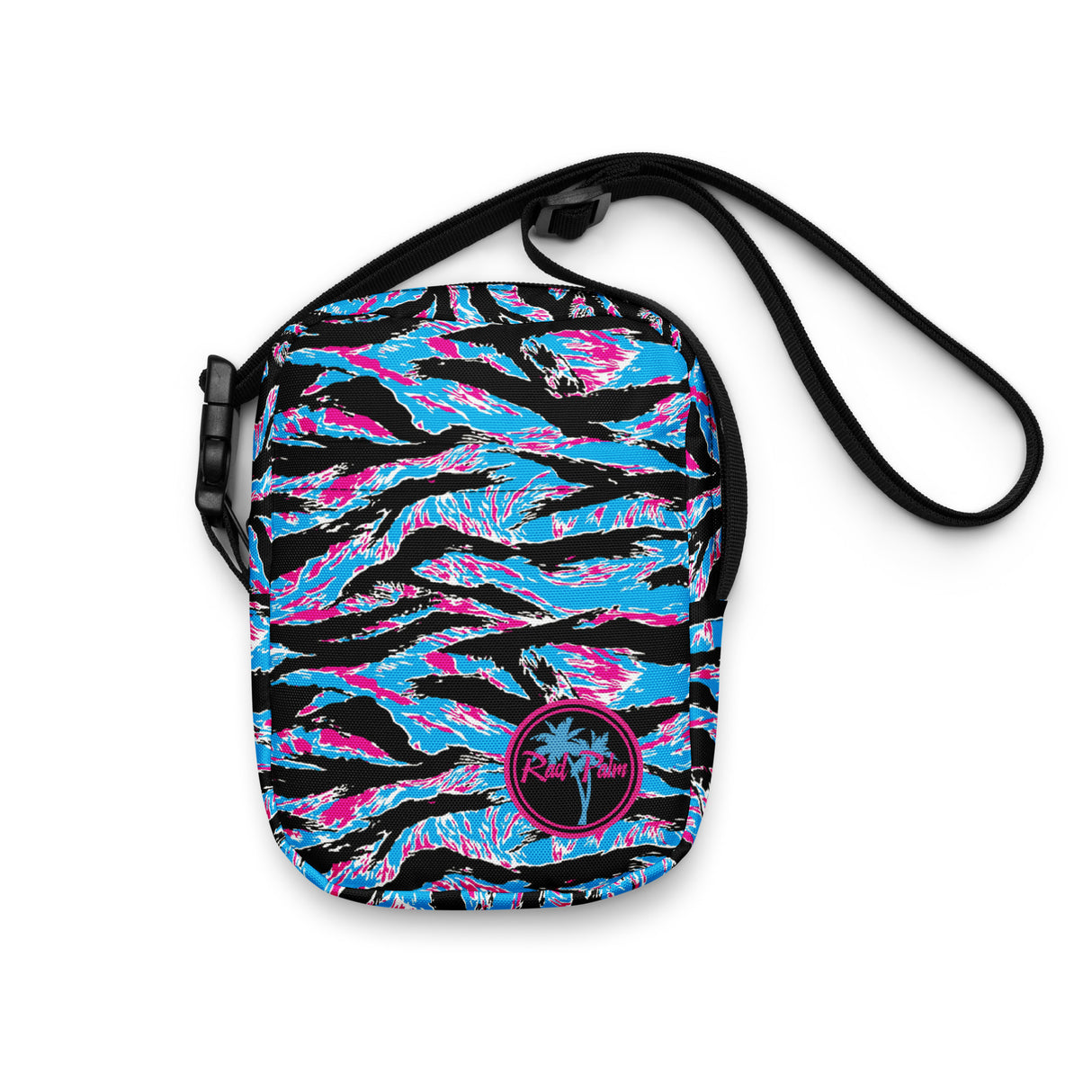 Bolso bandolera utilitario con rayas de tigre de Miami