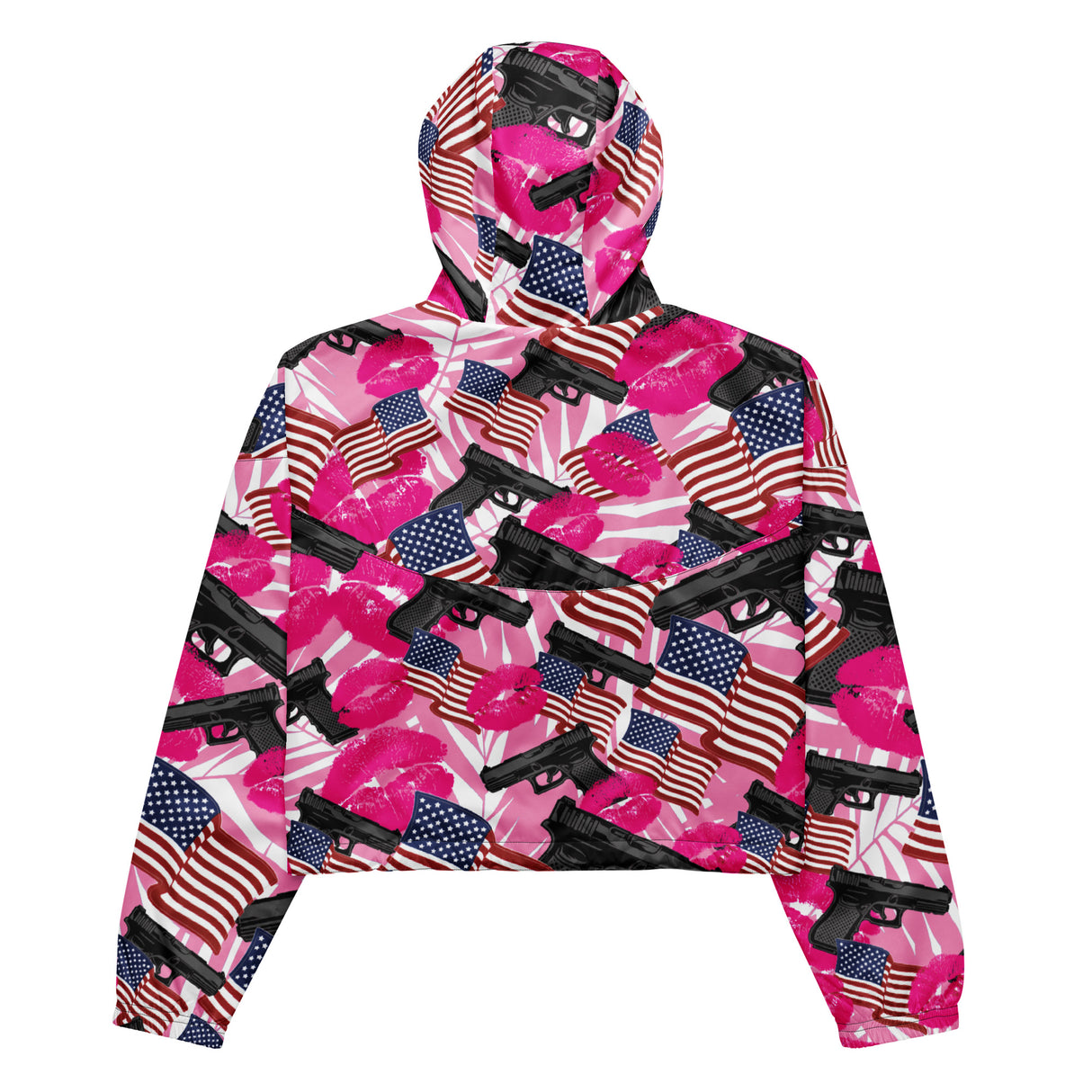 The Patriot Barbie Women’s Cropped Windbreaker