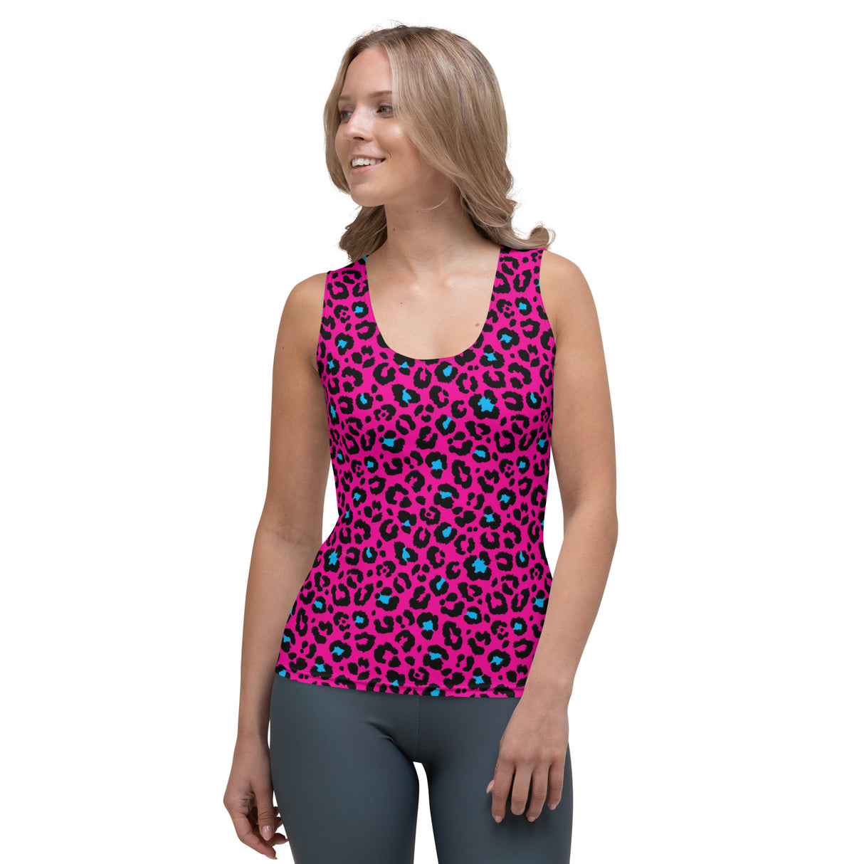 Pink Leopard Women's Tank Top