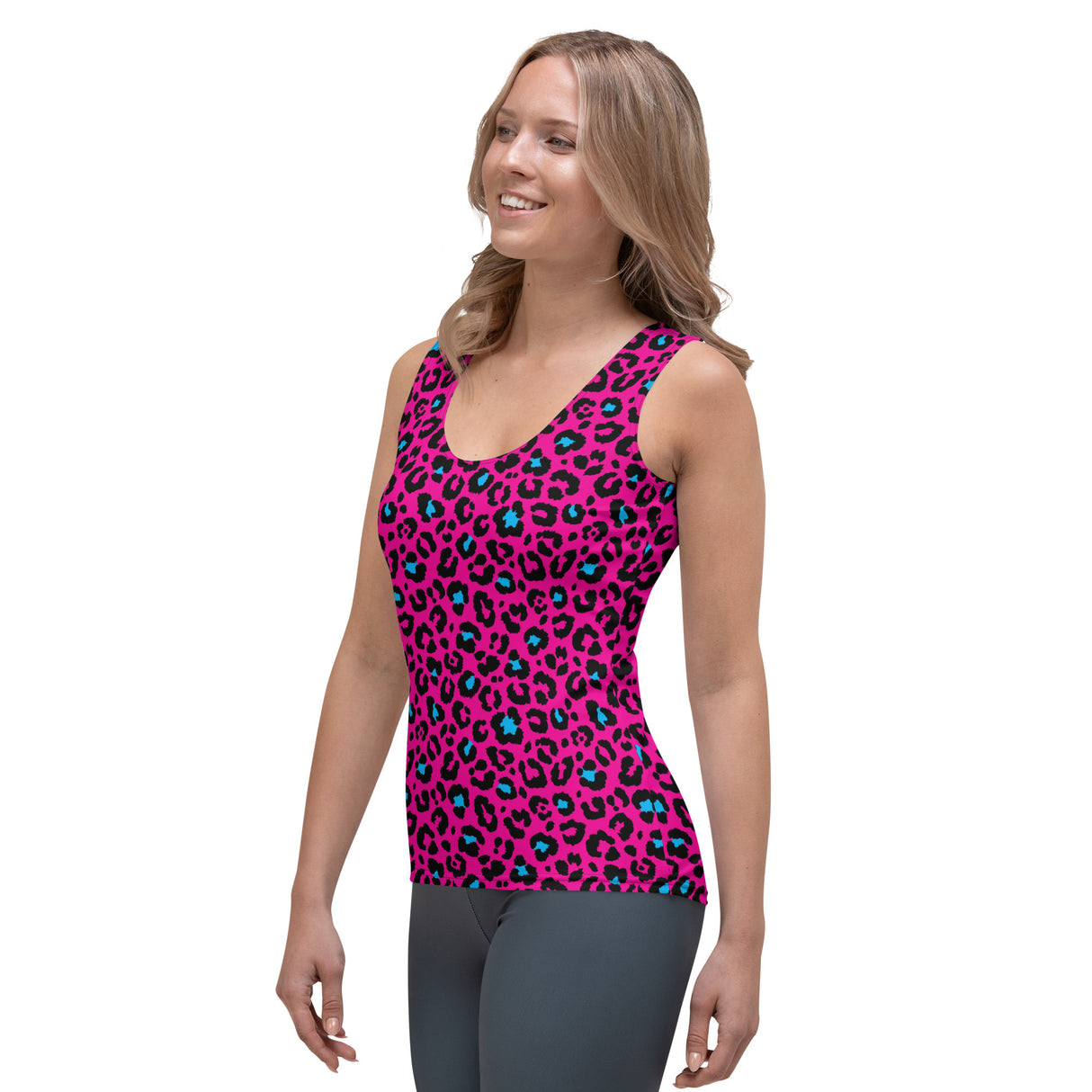 Pink Leopard Women's Tank Top