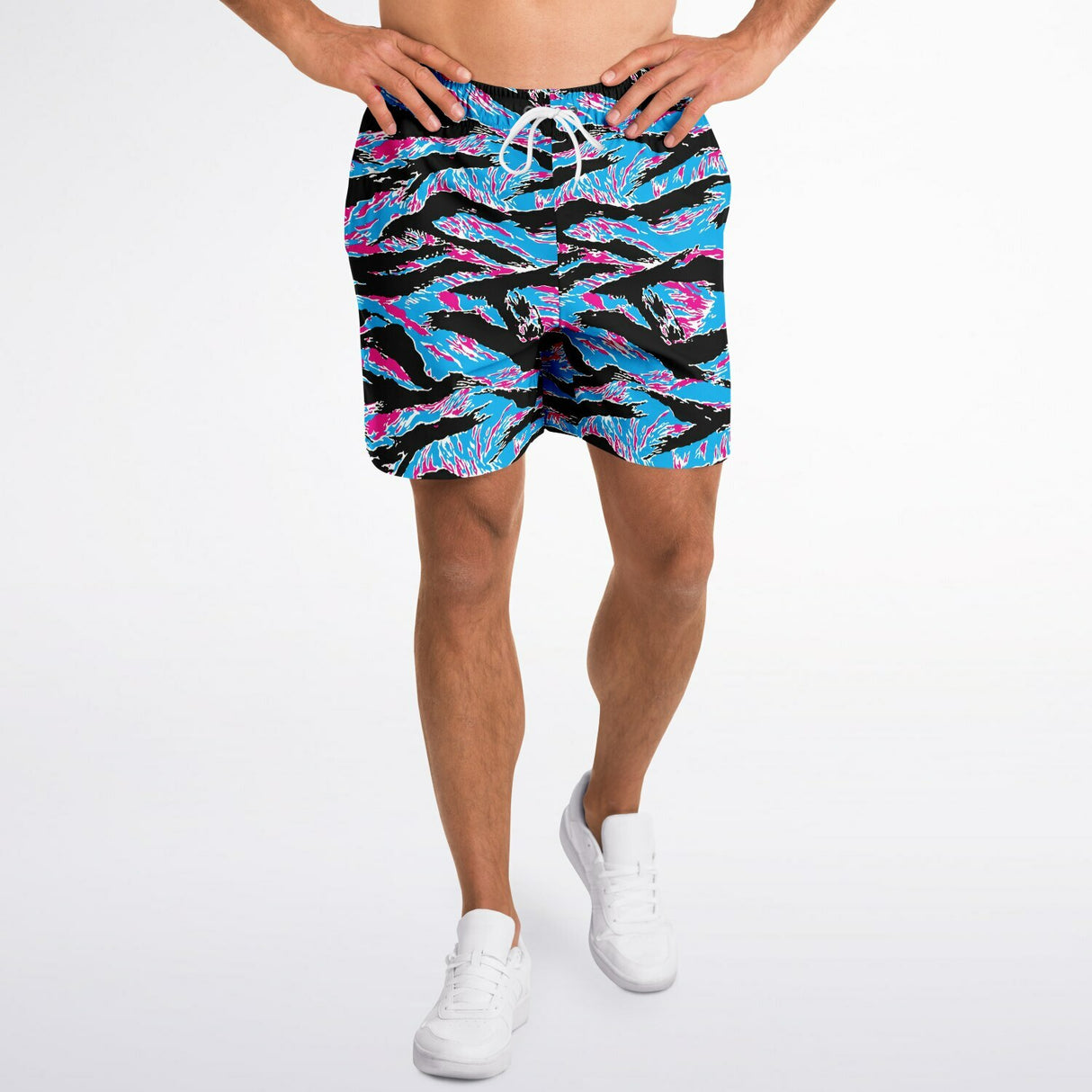 Pantalones cortos deportivos a rayas Miami Tiger 