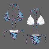 Miami Tiger Stripe Blue