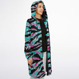 Miami Tiger Stripe Zipper Cloak