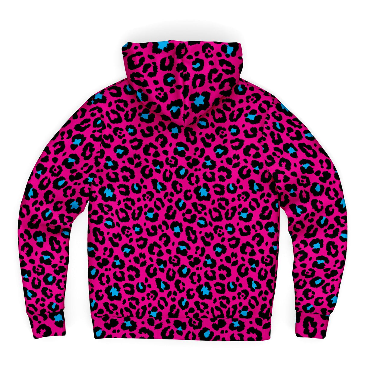 Pink Leopard Microfleece Ziphoodie