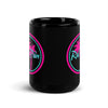 Rad Palm Logo Black Glossy Mug