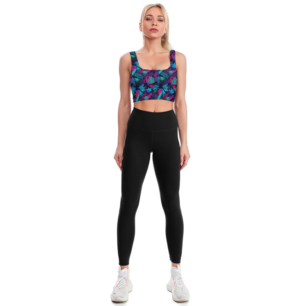 Neon Jungle Longline Bra Top