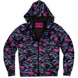 Miami Nights Microfleece Ziphoodie