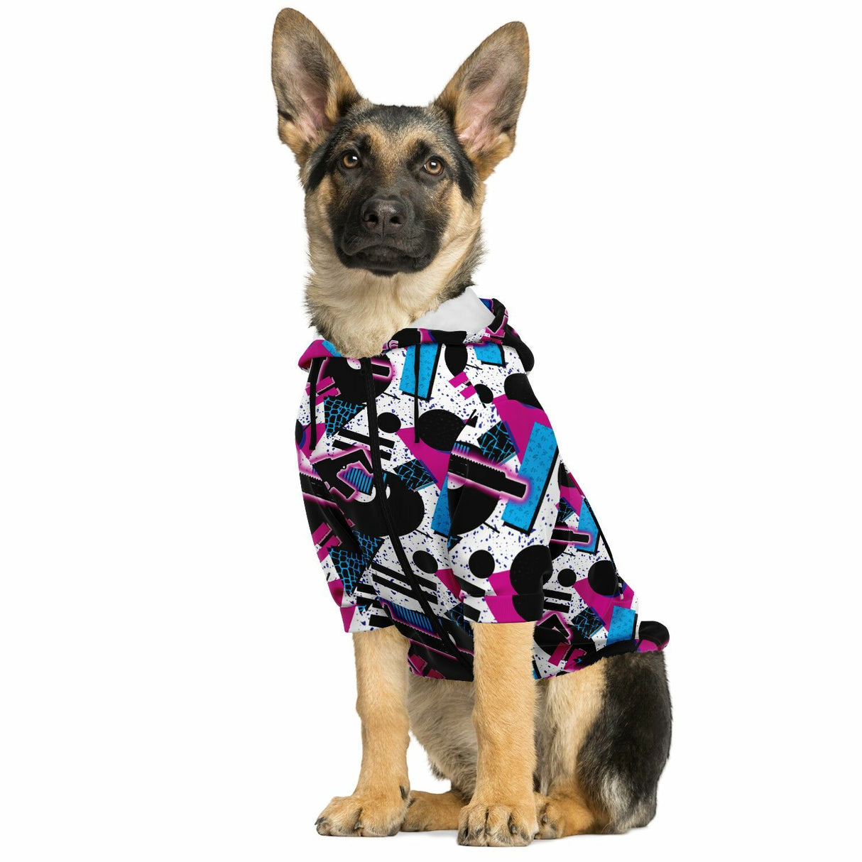 Honey Badger Dog Zip-Up Hoodie