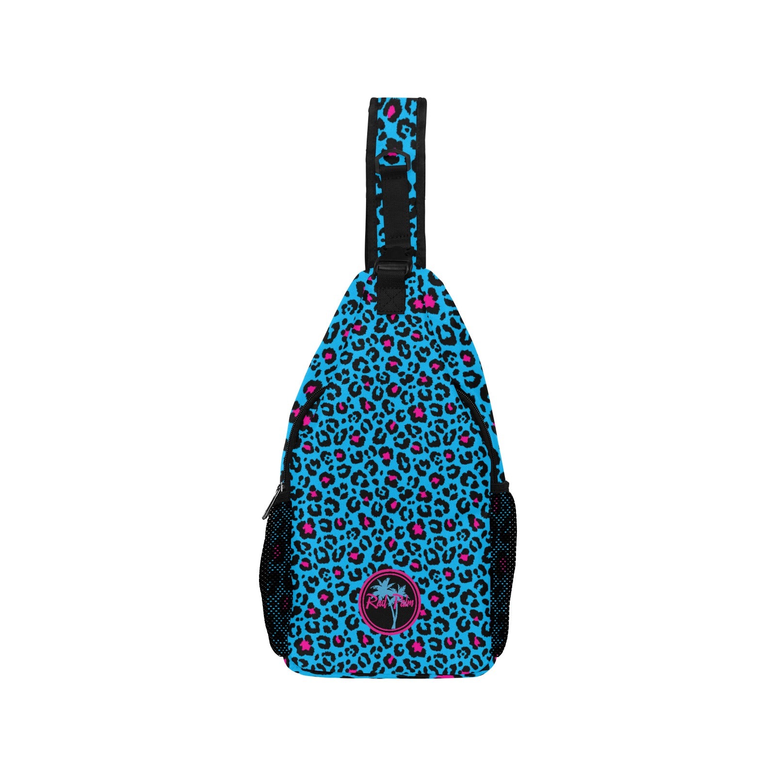 Blue Leopard Sling Bag