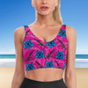 High Capacity Hibiscus Crop Top