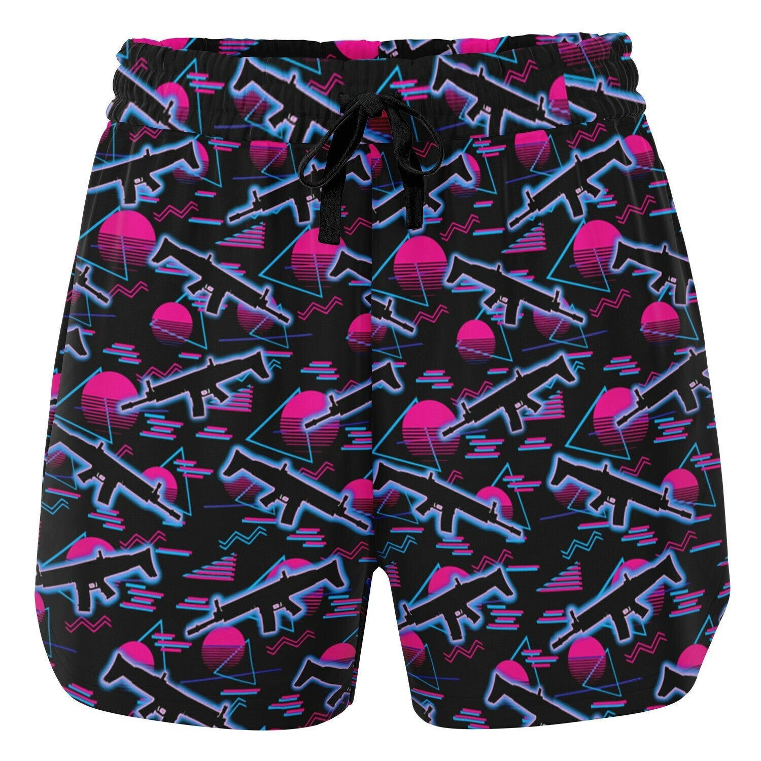 Miami Nights Athletic Loose Shorts