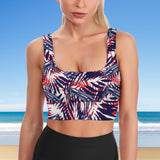 America Shotty Longline Bra Top