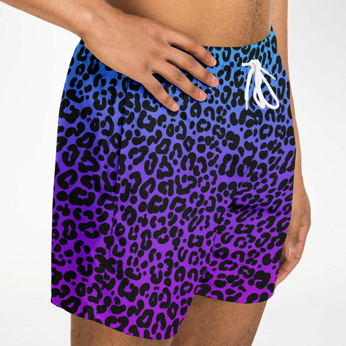 Bañador con estampado de leopardo degradado para hombre de Rad Palm 