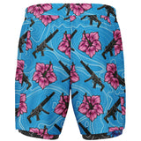 Rad Palm High Capacity Hibiscus Men's 2-in-1 Shorts