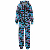 Miami Tiger Stripe Athletic Jumpsuit