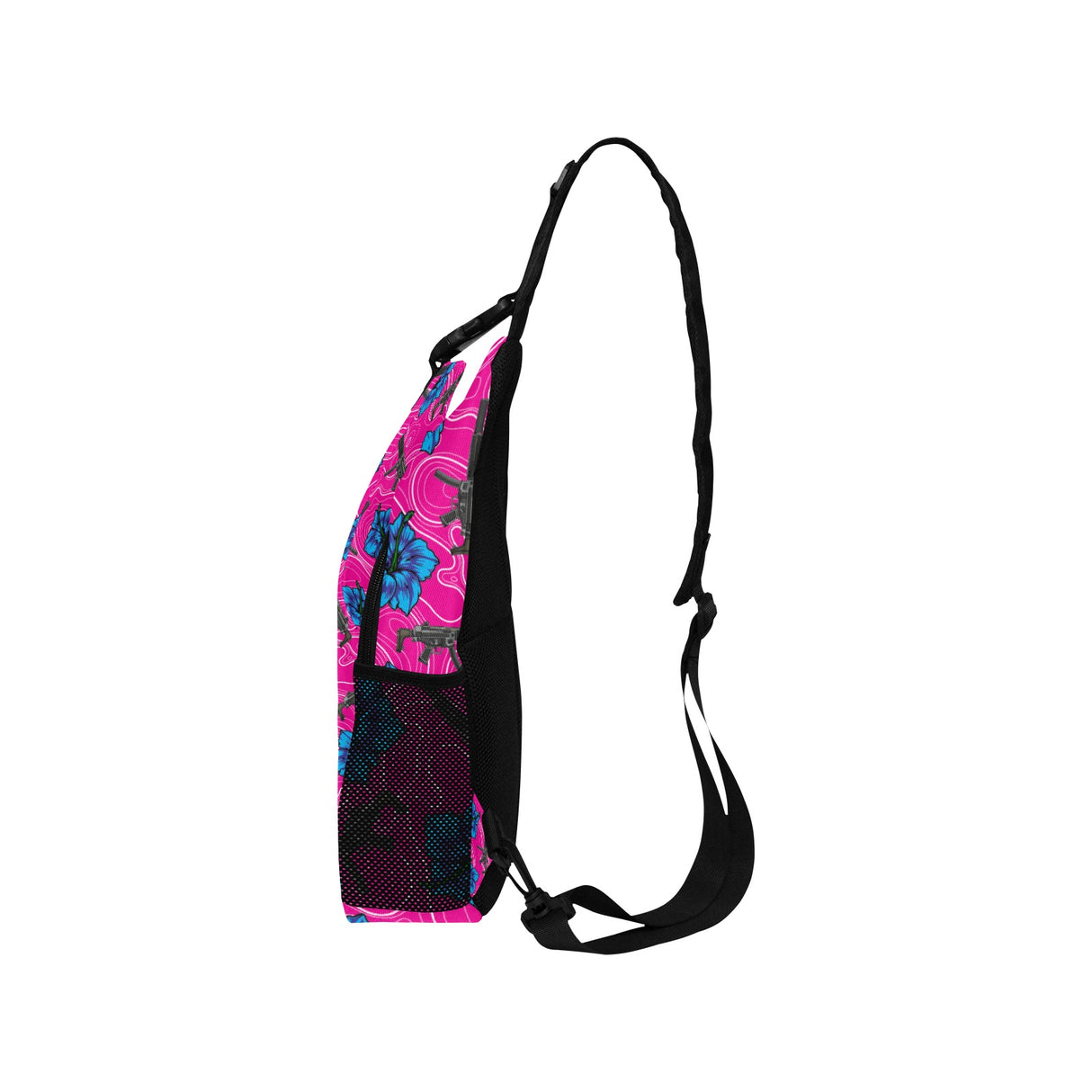 Bolso bandolera Hibiscus de gran capacidad