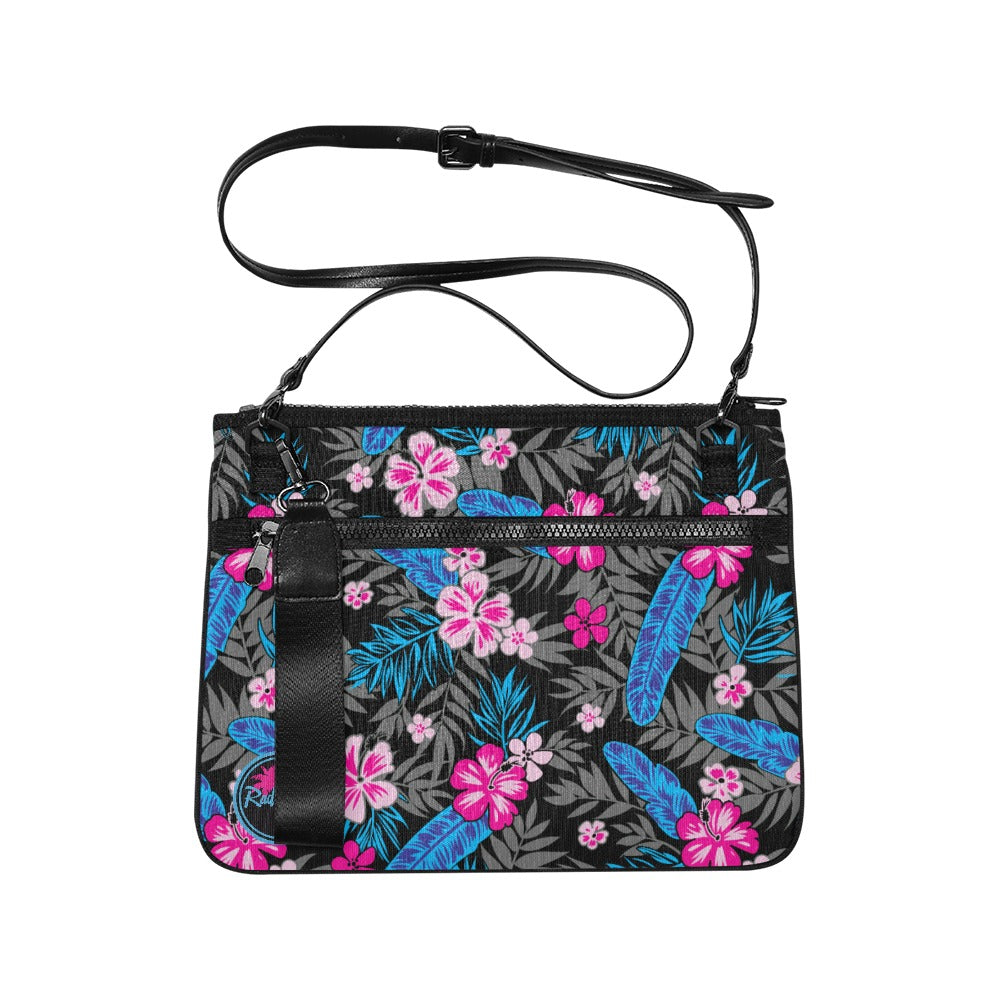 Evening Tropics Slim Clutch Bag