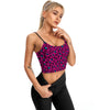 Pink Leopard Women's Thin Vintage Comfort Camisole