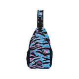 Bolso bandolera con rayas de tigre de Miami