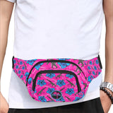 High Capacity Hibiscus Fanny Pack