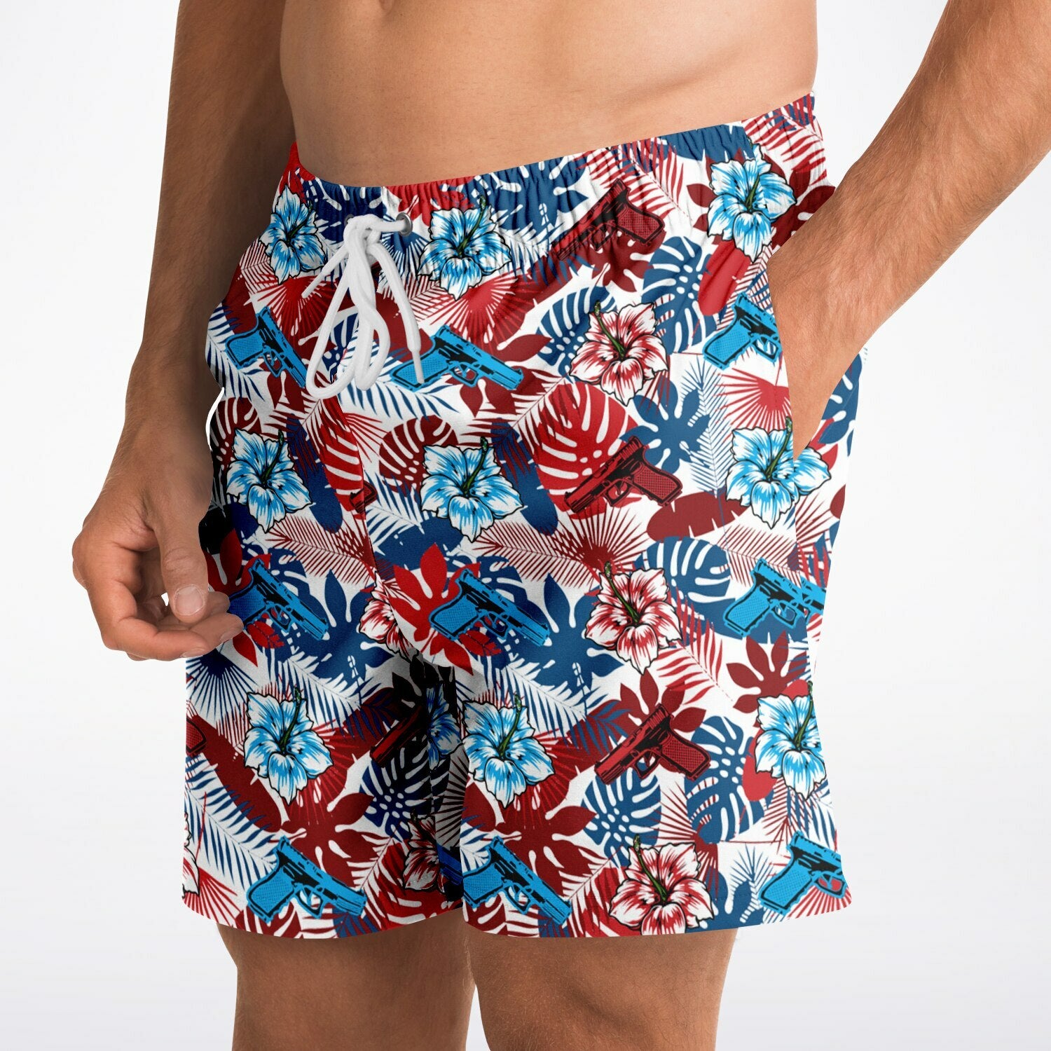 TropiGlock America Athletic Shorts