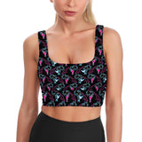 Neon Attack Longline Bra Top