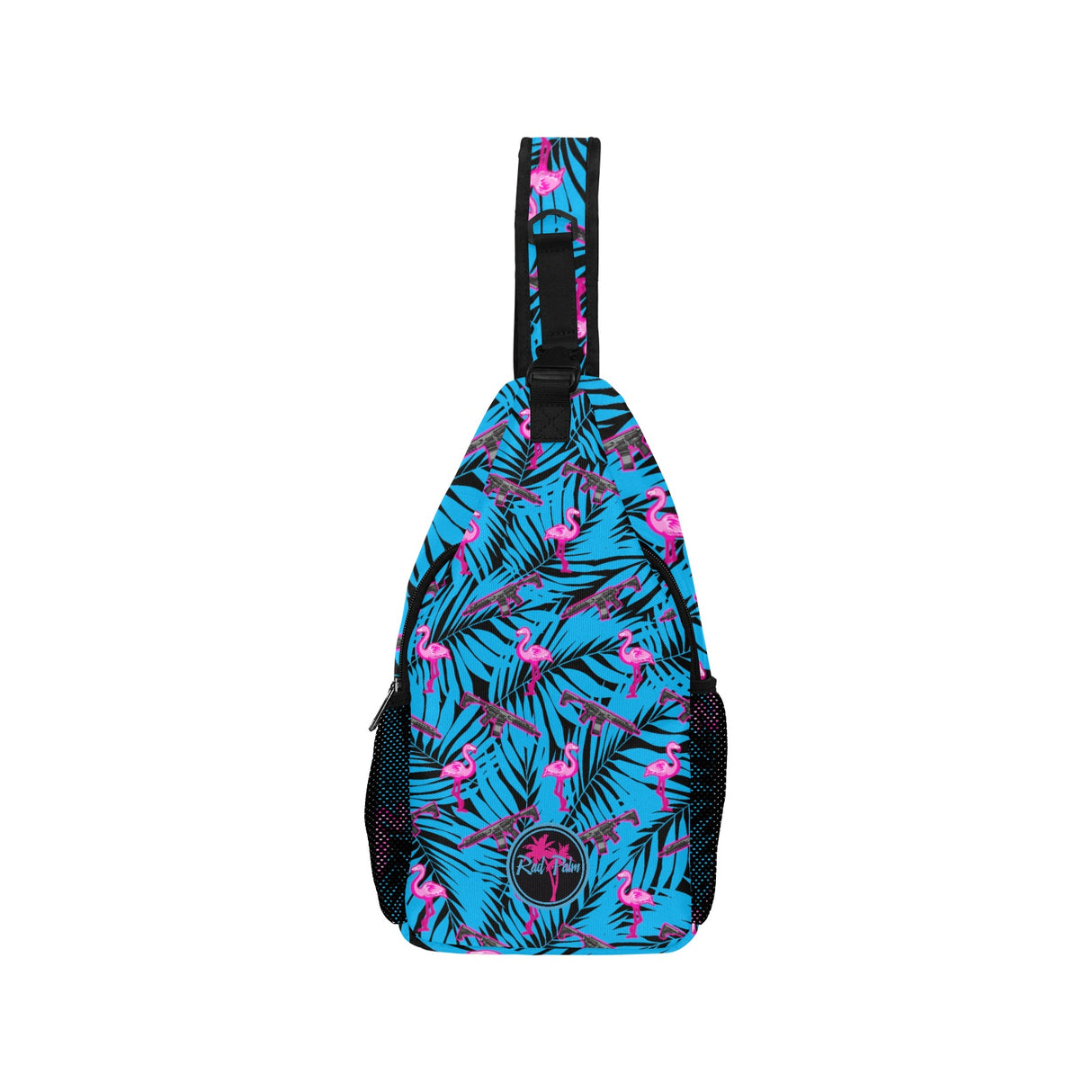 Front Line Flamingo Dark Sling Bag