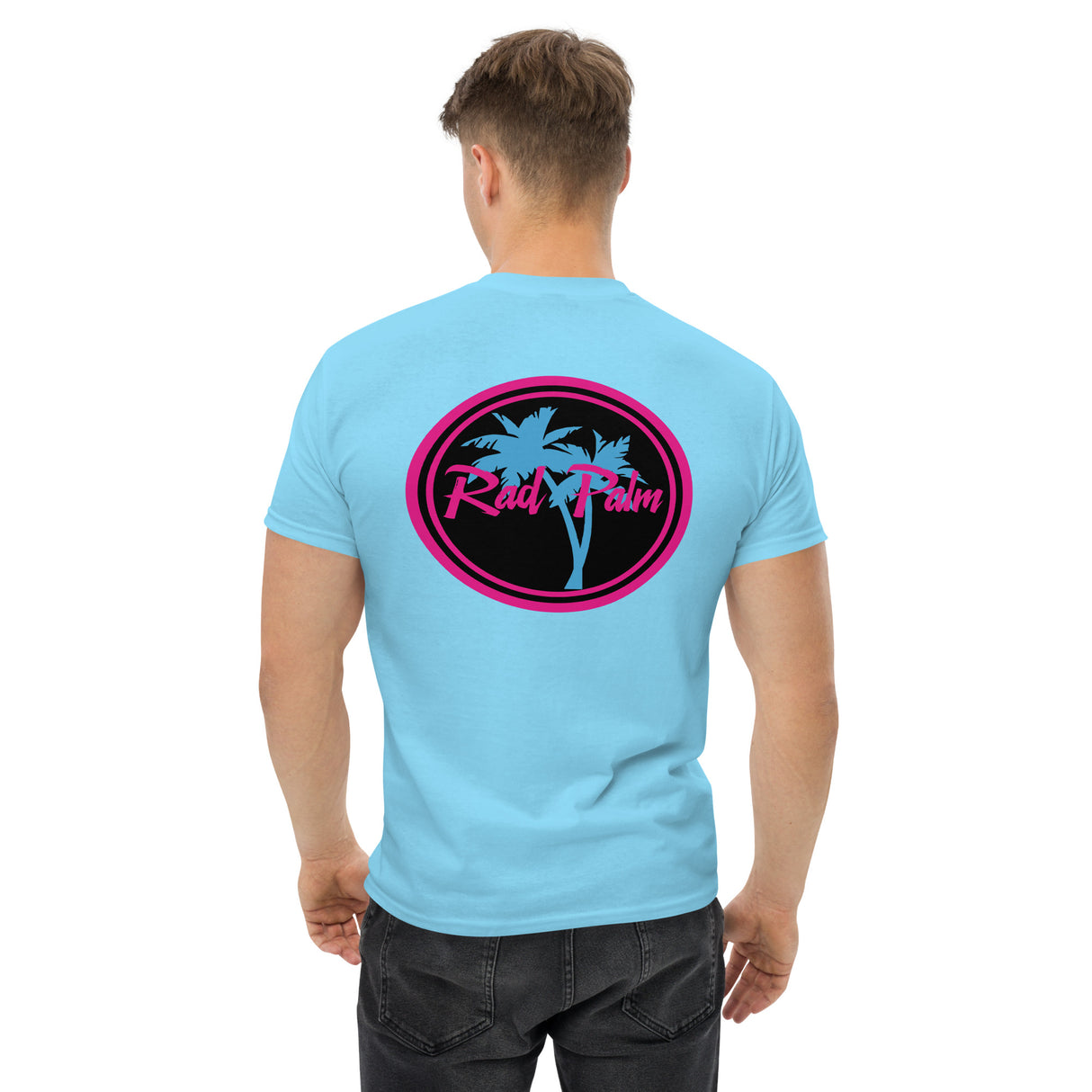 Camiseta clásica para hombre con el logotipo de Rad Palm