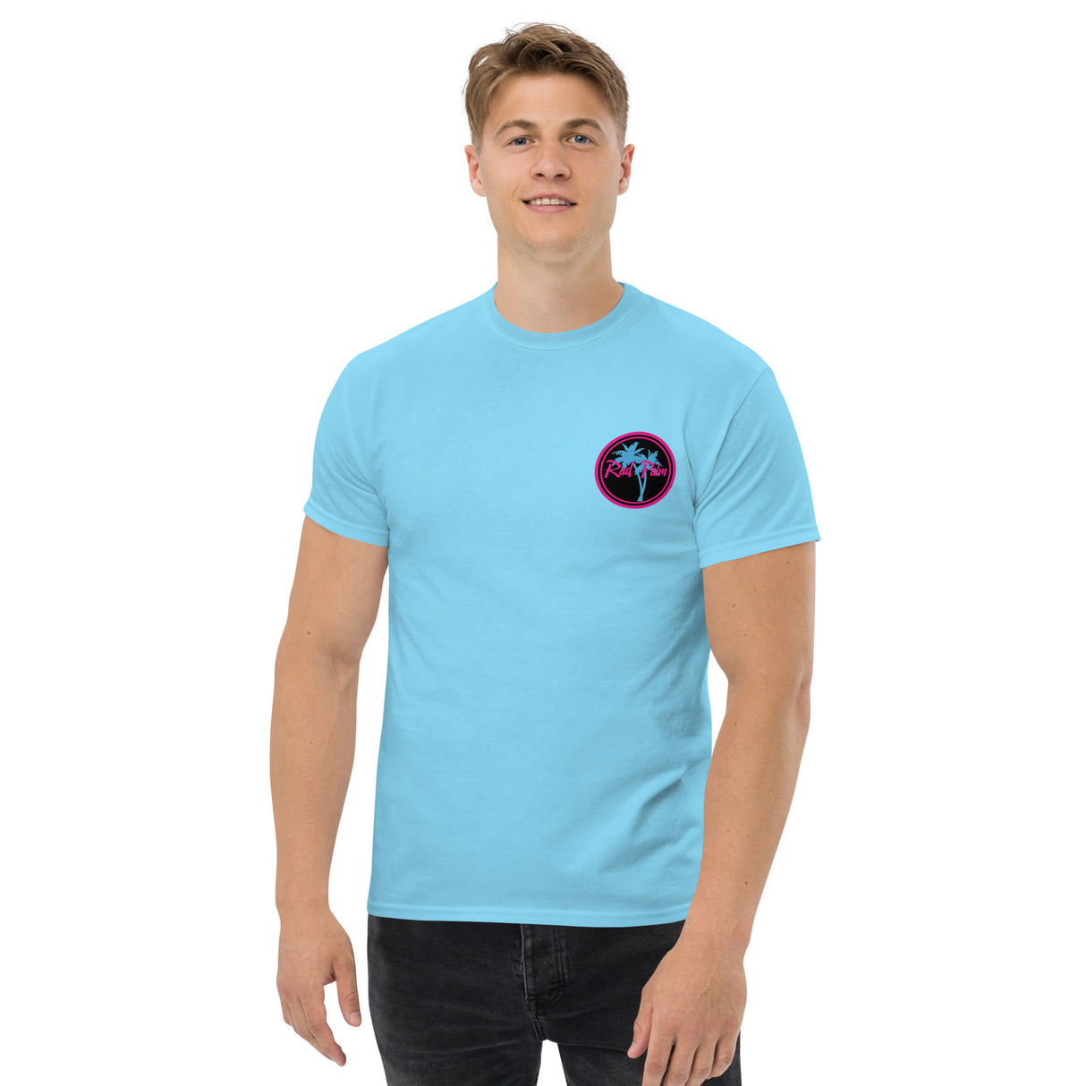 Camiseta clásica para hombre con el logotipo de Rad Palm