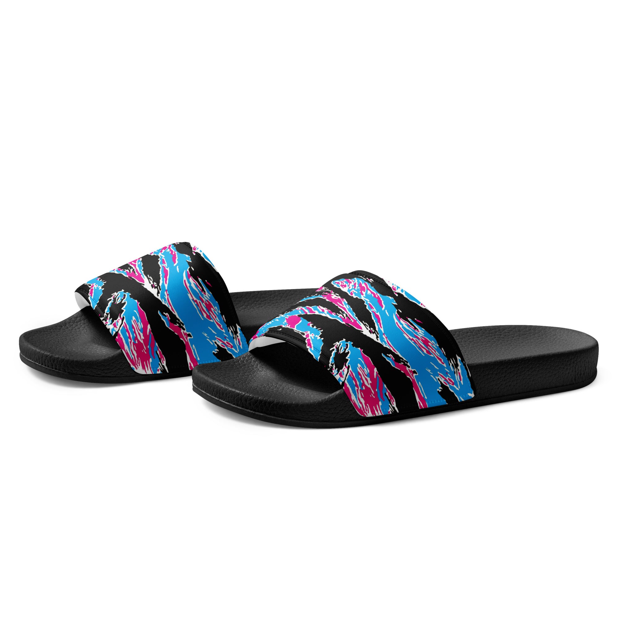 Miami Tiger Stripe Men’s Slides