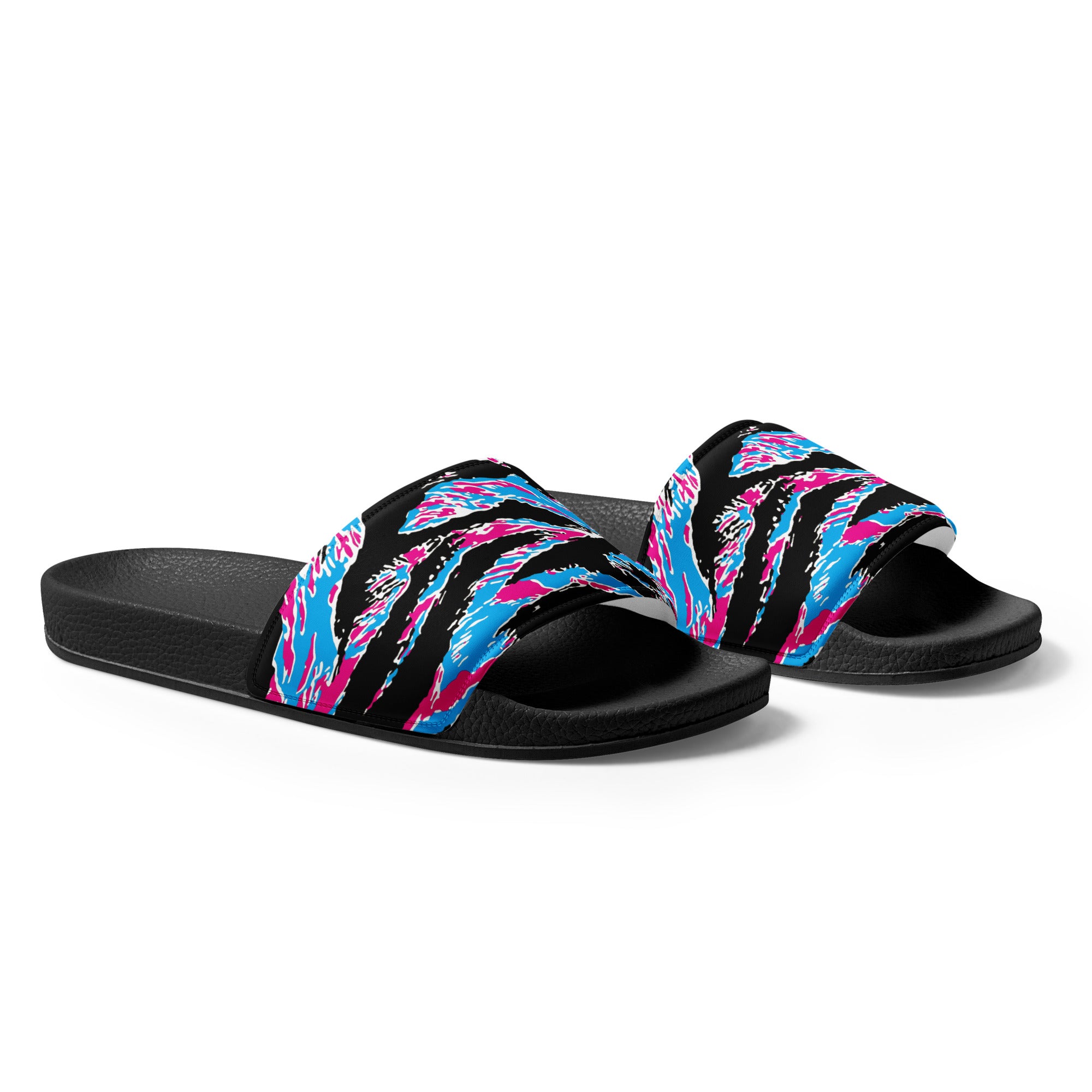 Miami Tiger Stripe Men’s Slides