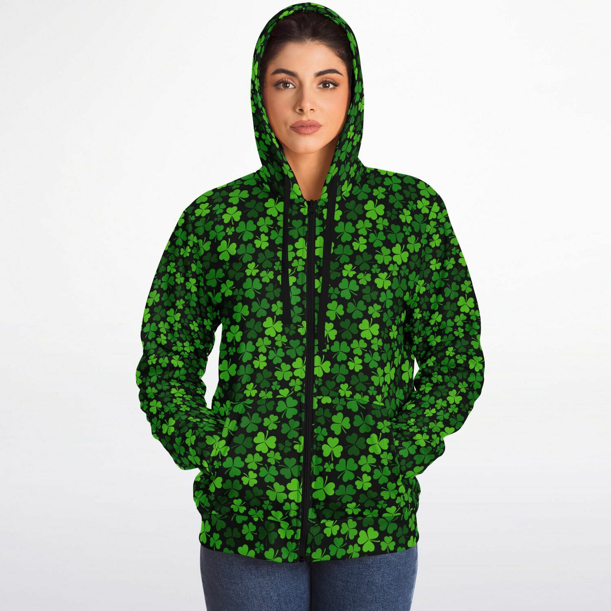 St. Patrick's Day Microfleece Ziphoodie