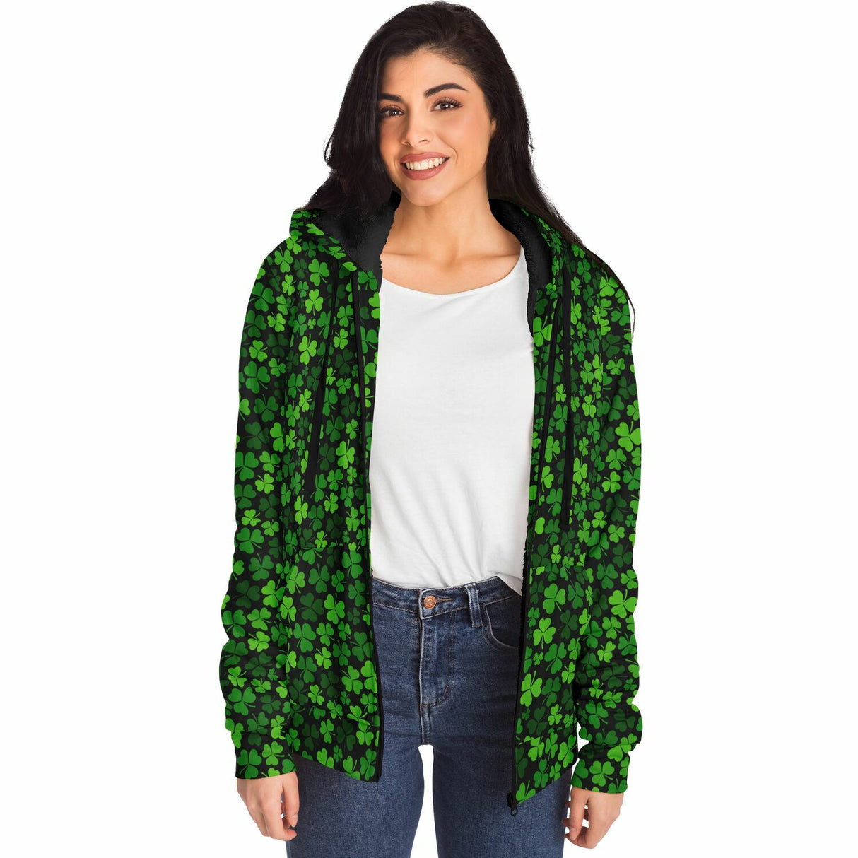 St. Patrick's Day Microfleece Ziphoodie