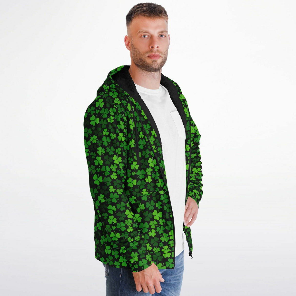 St. Patrick's Day Microfleece Ziphoodie