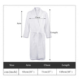 Miami Tiger Stripe Mens Bathrobe