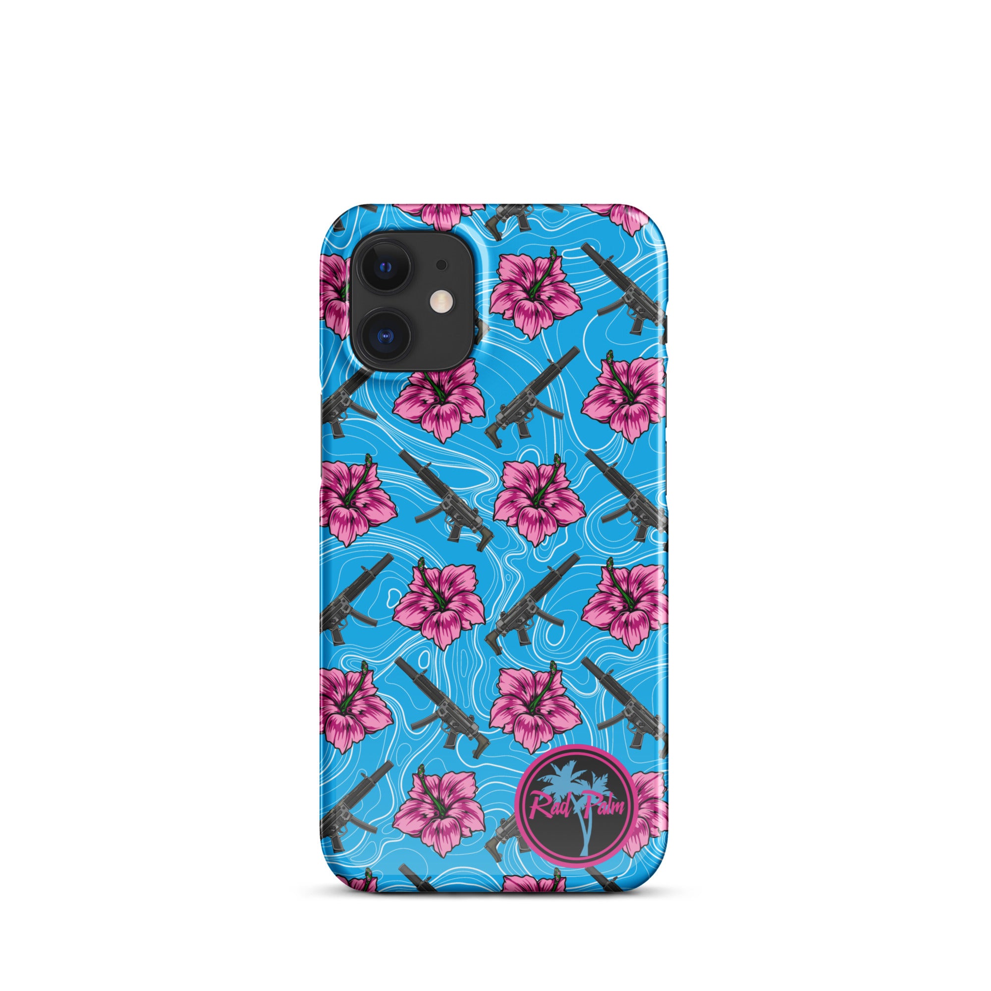 High Capacity Hibiscus Snap Case For iPhone®