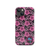 High Capacity Hibiscus Black Neon Snap Case for iPhone®