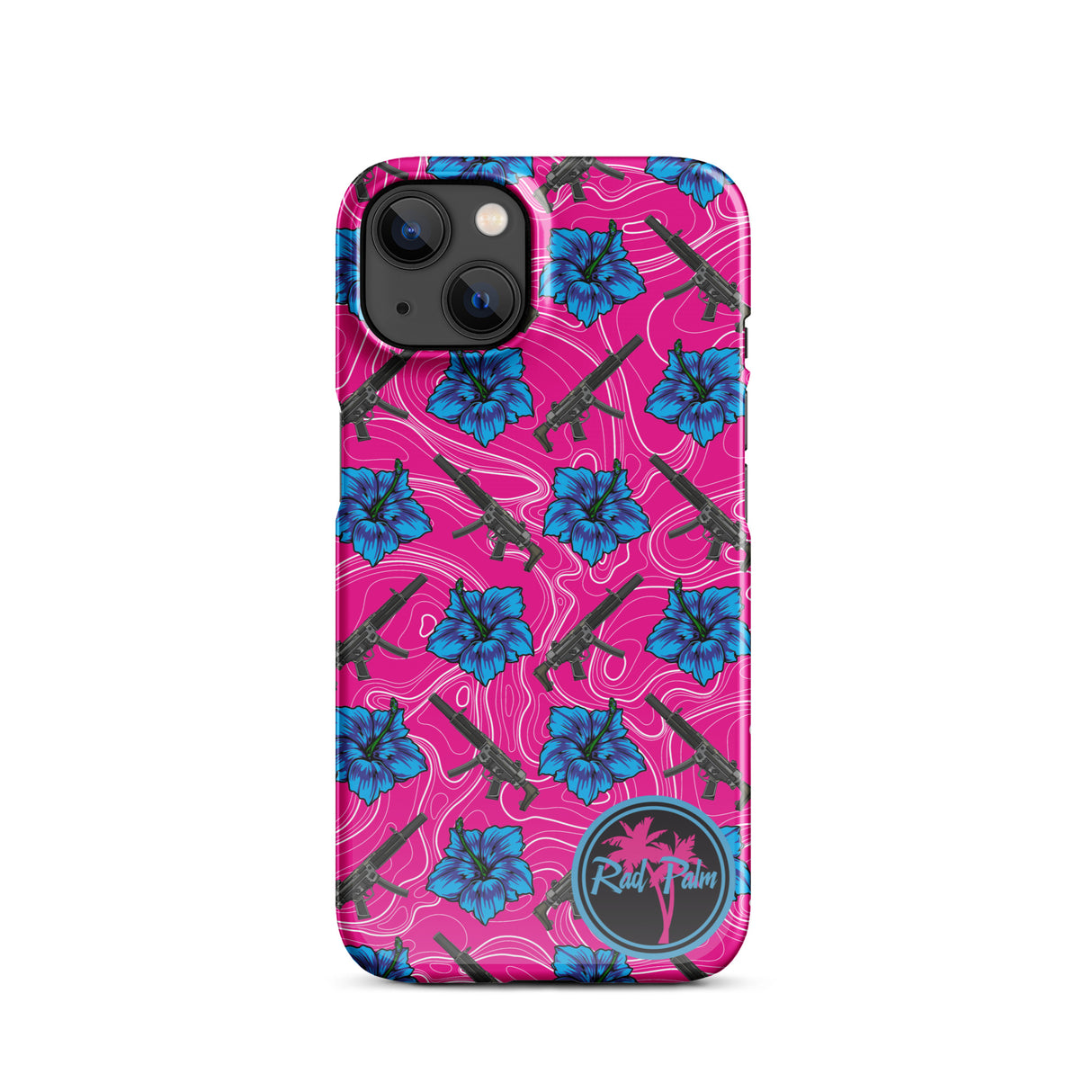 High Capacity Hibiscus Snap Case for iPhone®