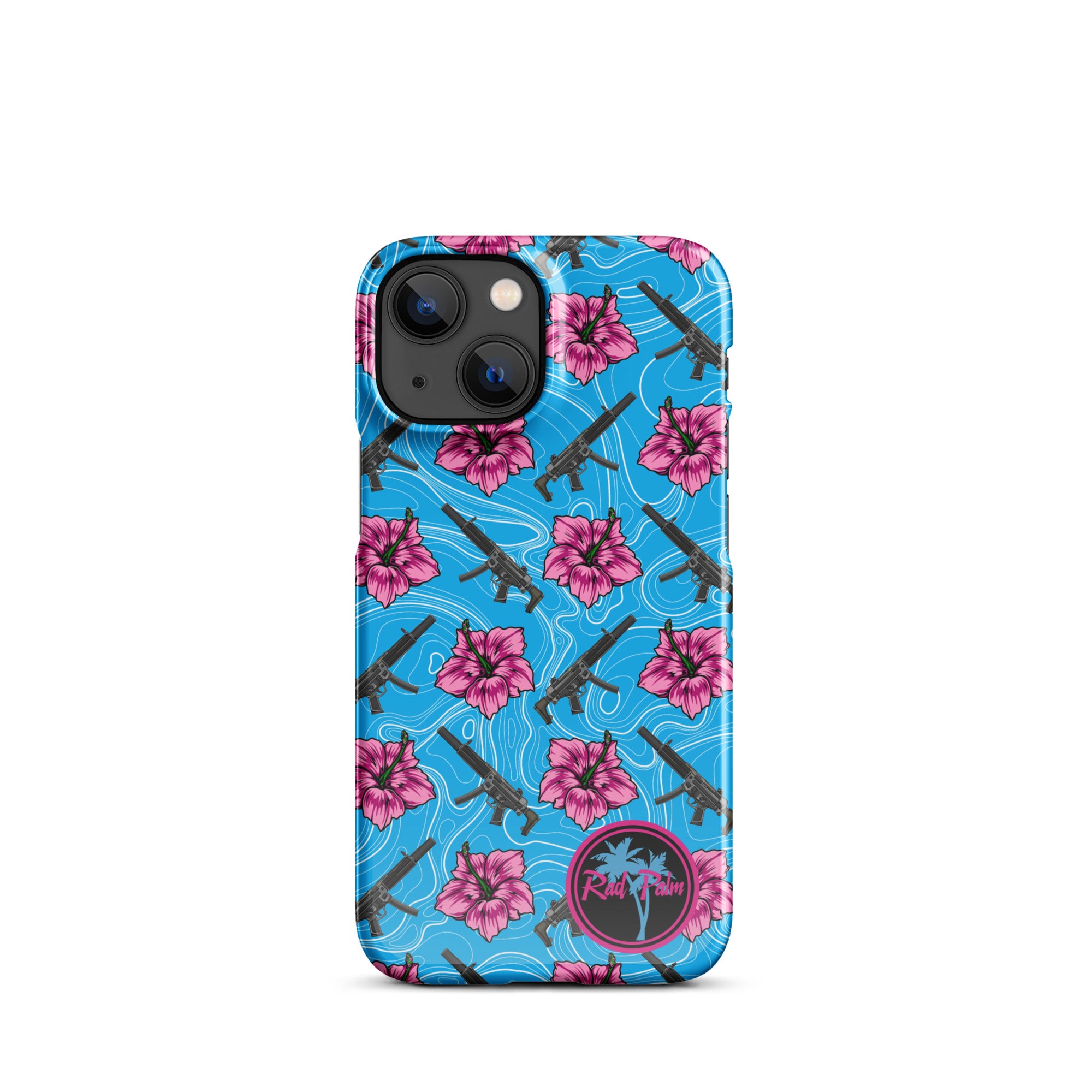 High Capacity Hibiscus Snap Case For iPhone®