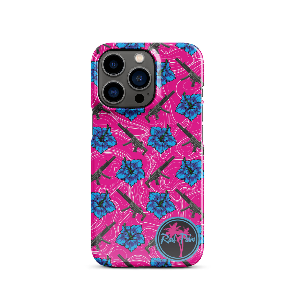 High Capacity Hibiscus Snap Case for iPhone®