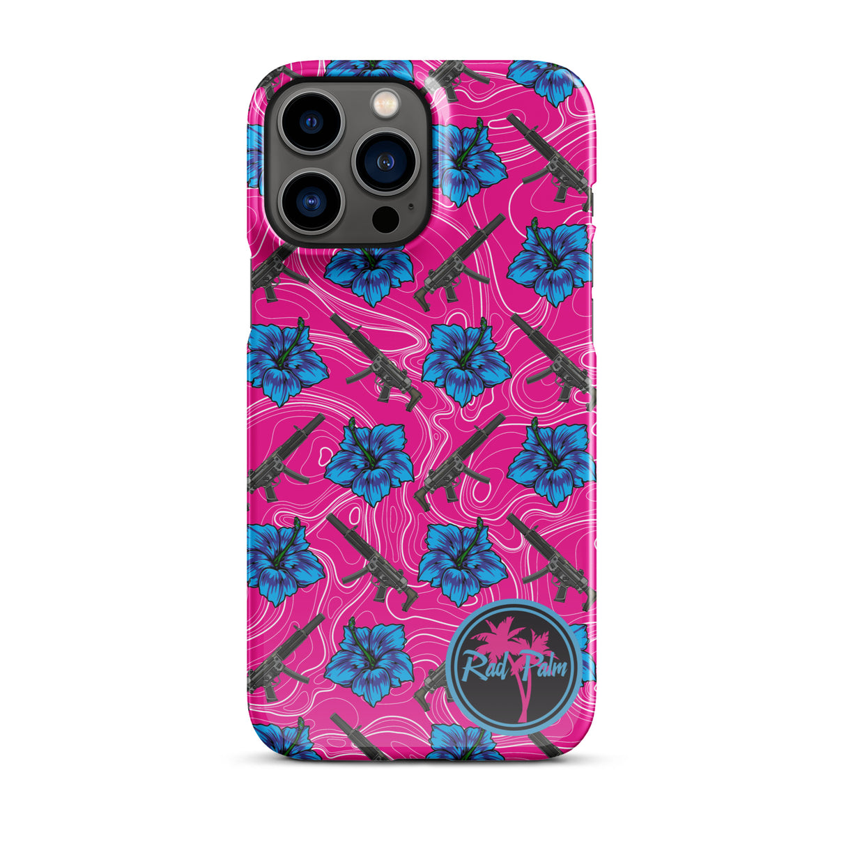 High Capacity Hibiscus Snap Case for iPhone®