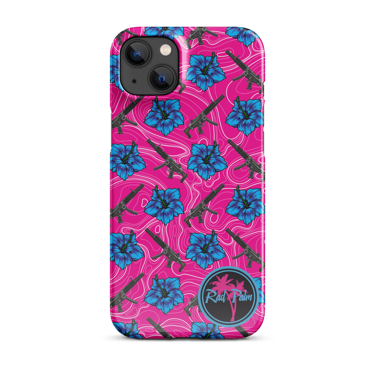 High Capacity Hibiscus Snap Case for iPhone®