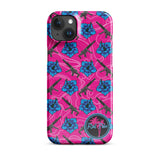 High Capacity Hibiscus Snap Case for iPhone®