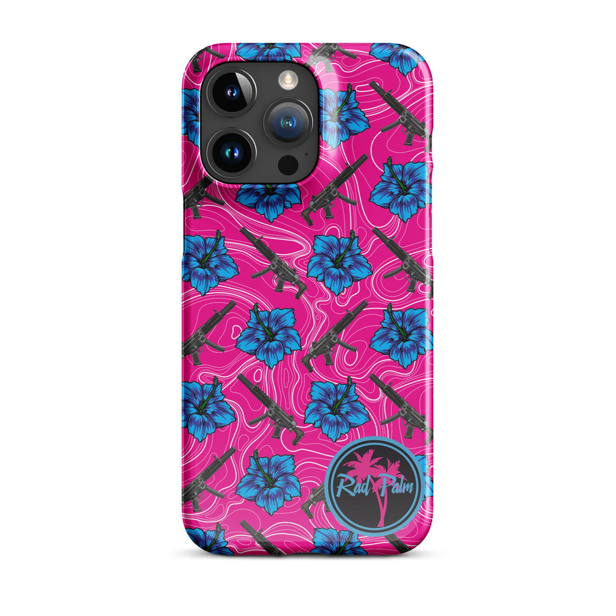 High Capacity Hibiscus Snap Case for iPhone®