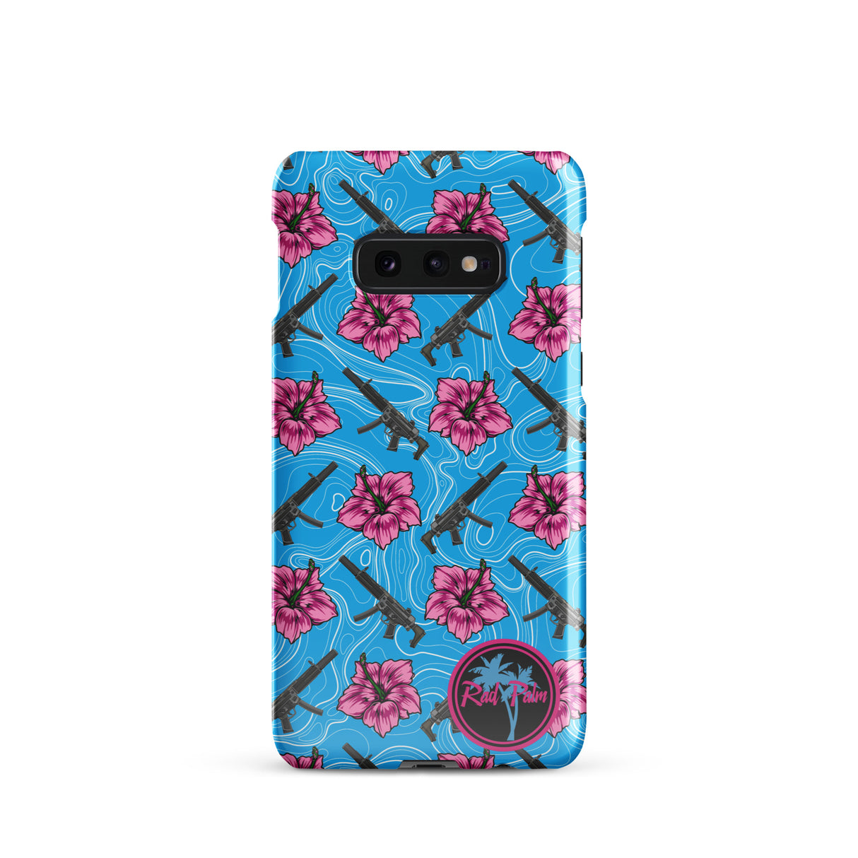 High Capacity Hibiscus Blue Snap Case For Samsung®