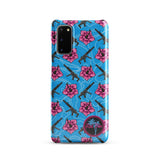 High Capacity Hibiscus Blue Snap Case For Samsung®