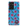 High Capacity Hibiscus Blue Snap Case For Samsung®