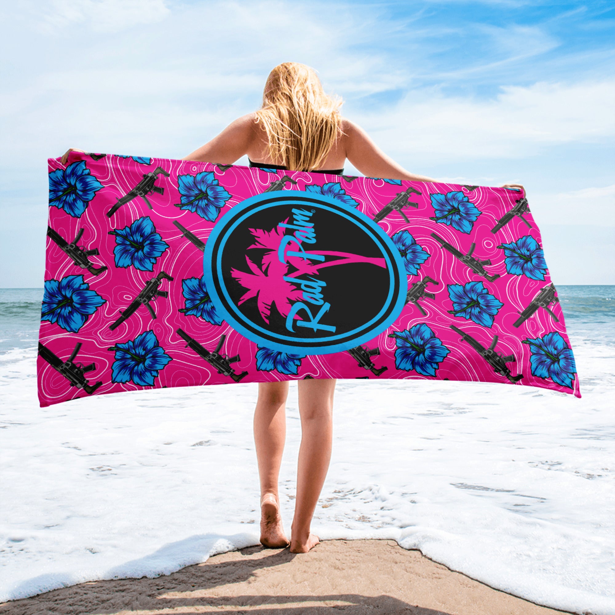 High Capacity Hibiscus Towel