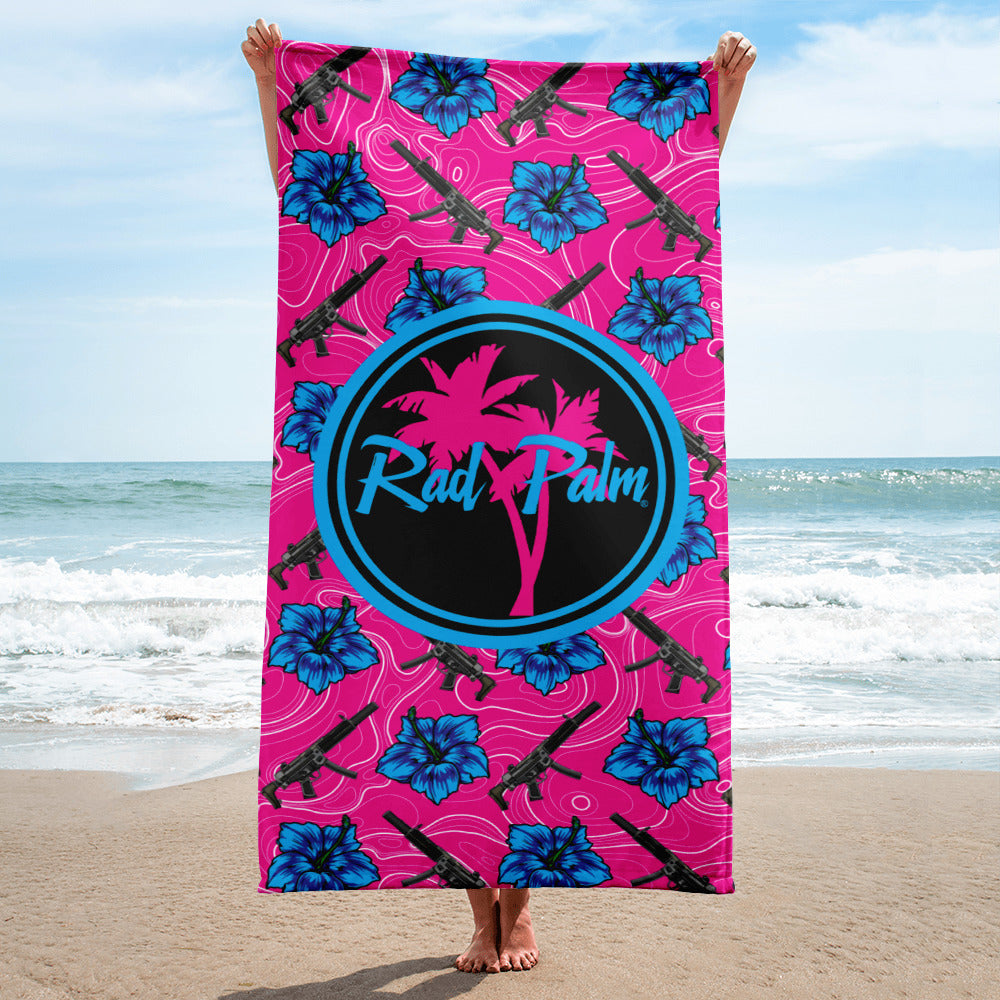 High Capacity Hibiscus Towel