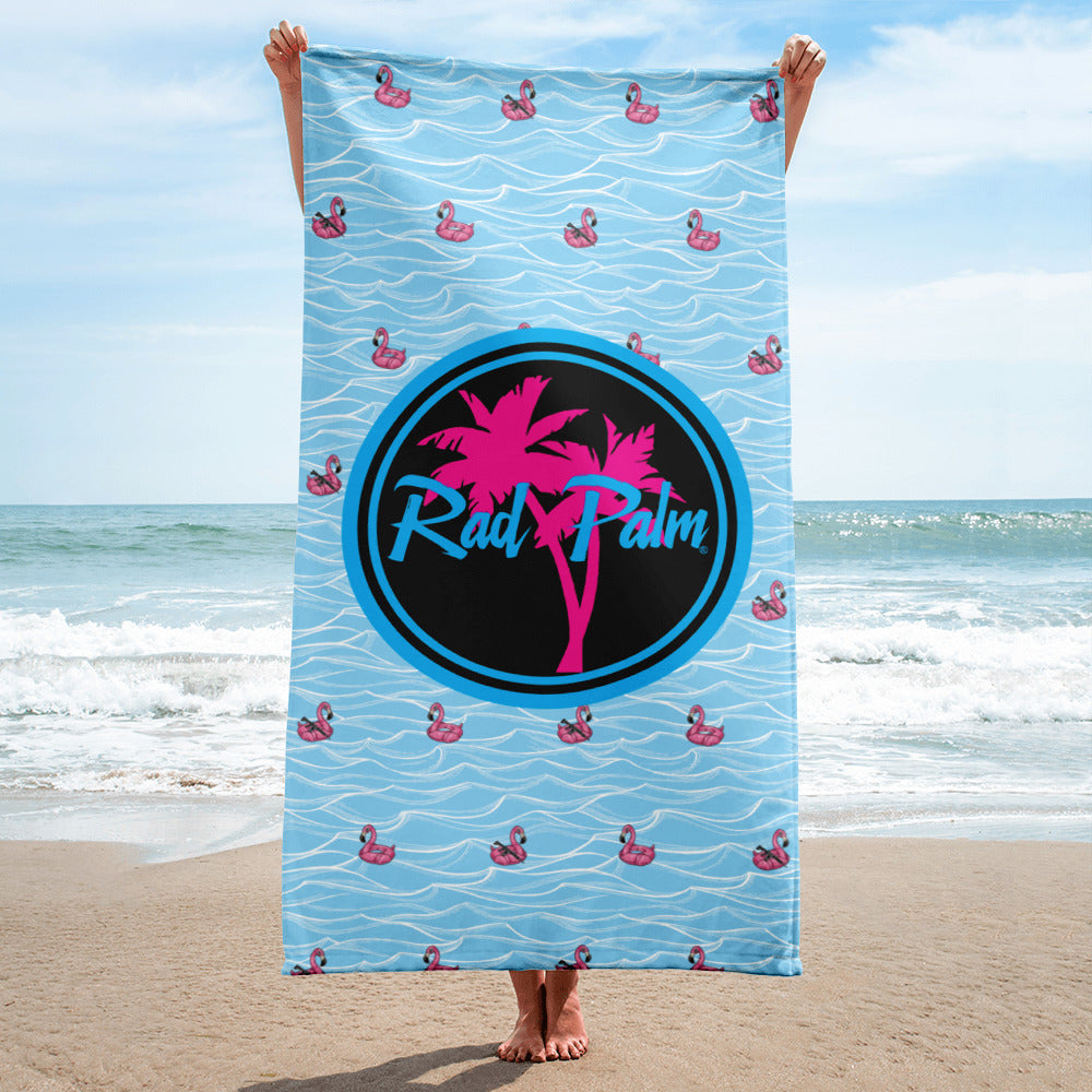 Flamingo Flotilla Towel